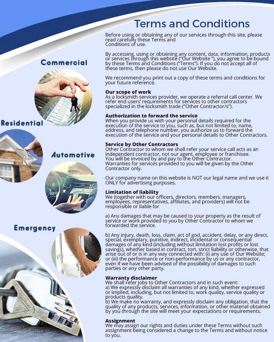 Bronx Central Locksmith Bronx, NY 718-663-2539 - terms-ls